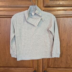 Crewcuts Light Gray Button-Up Sweatshirt